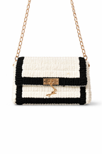 Midnight Pearl Wool Sling Bag