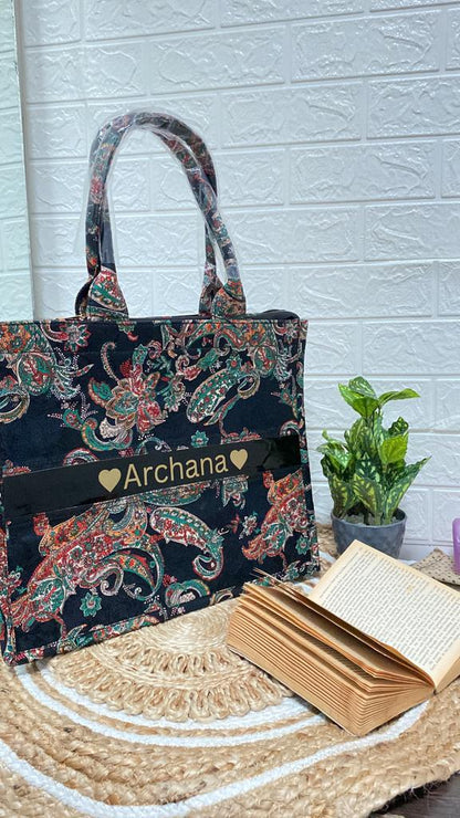 Textbook tote (customized)