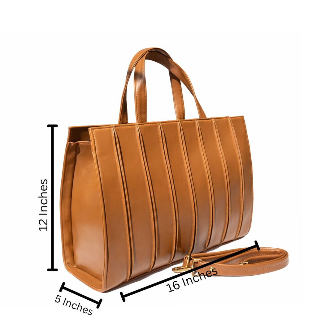 Max Tote - Tan brown