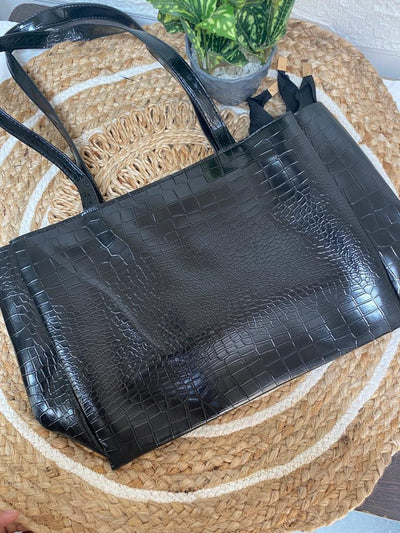 Mini three compartment tote