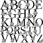 Name Sling-Floral Initials