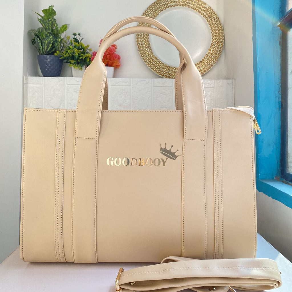 Metro tote- Beige