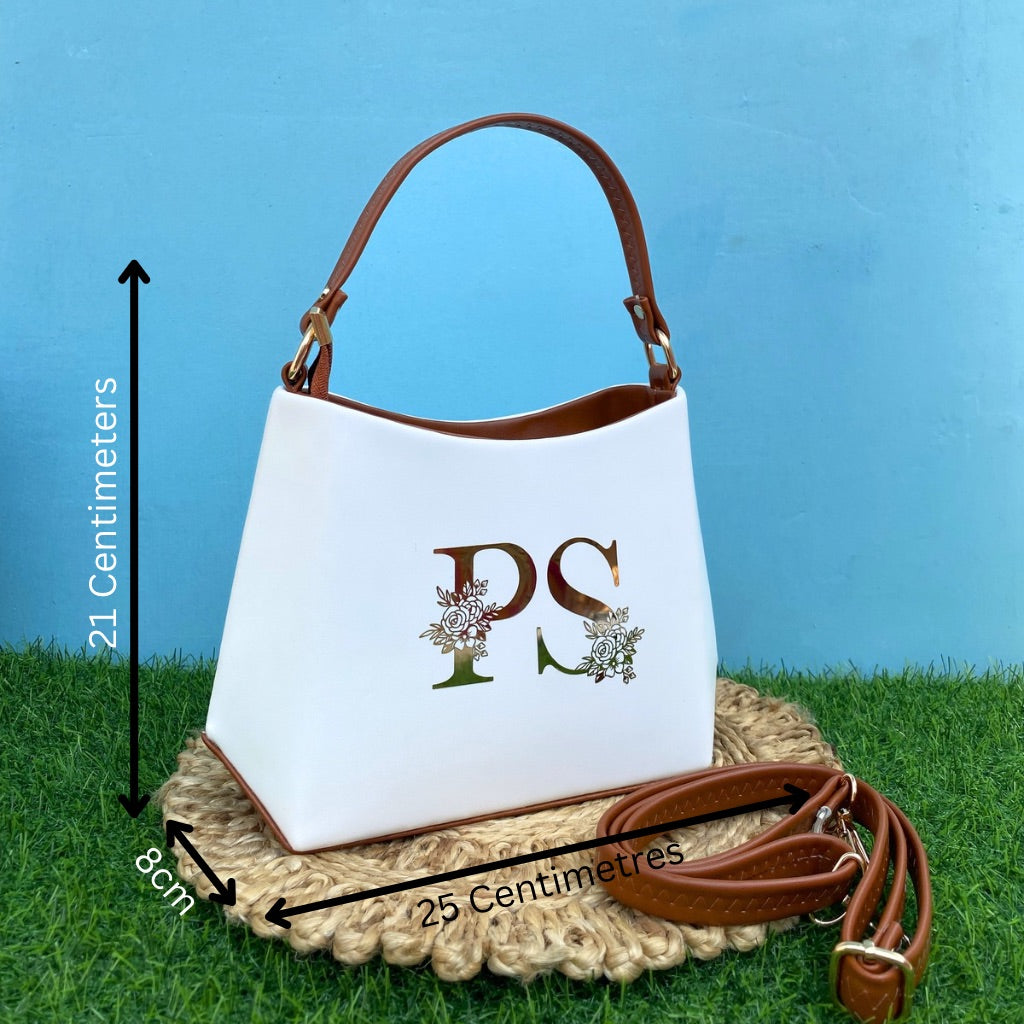 Name Sling-Floral Initials