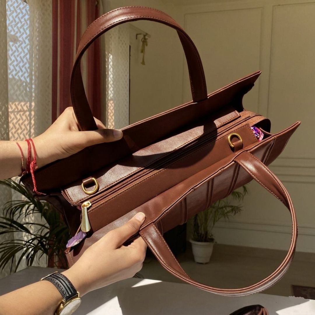 Max Tote - Chocolate Brown