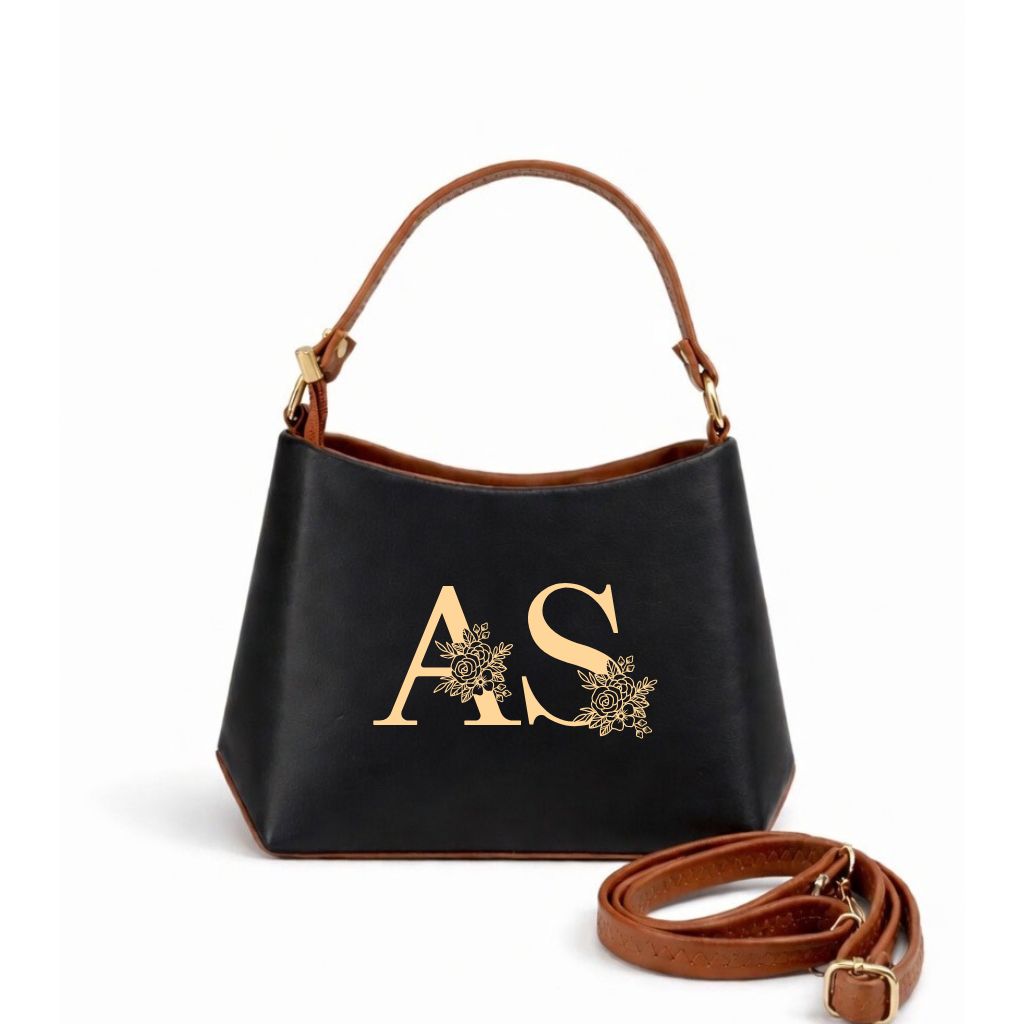 Name Sling-Floral Initials