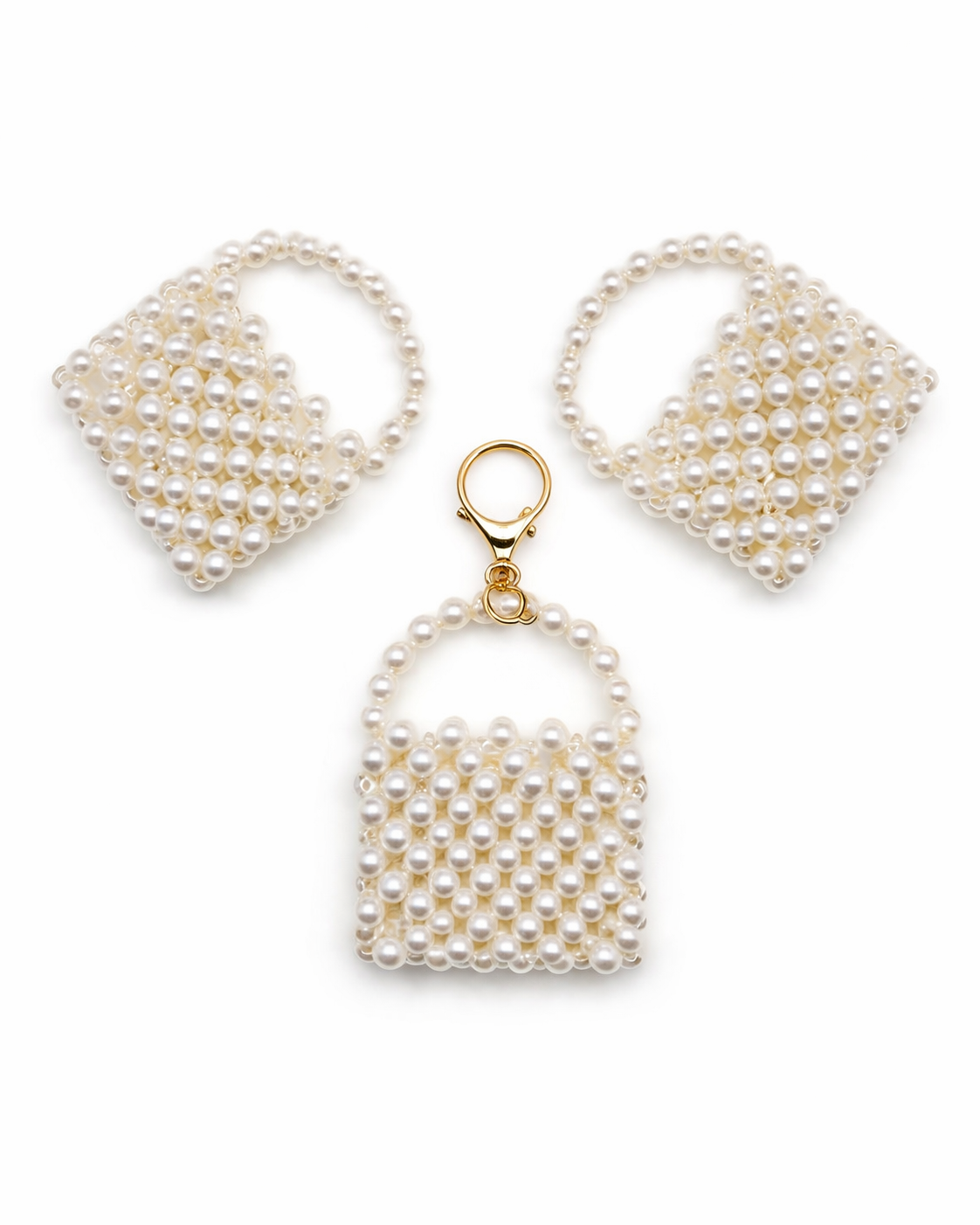 Pearl Mini Bag Charm