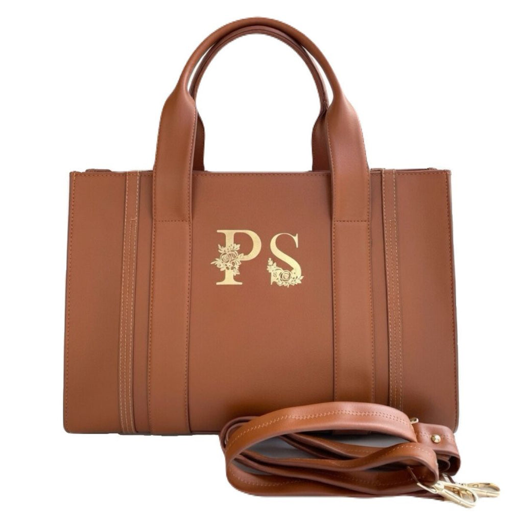 Metro tote- Tan Brown