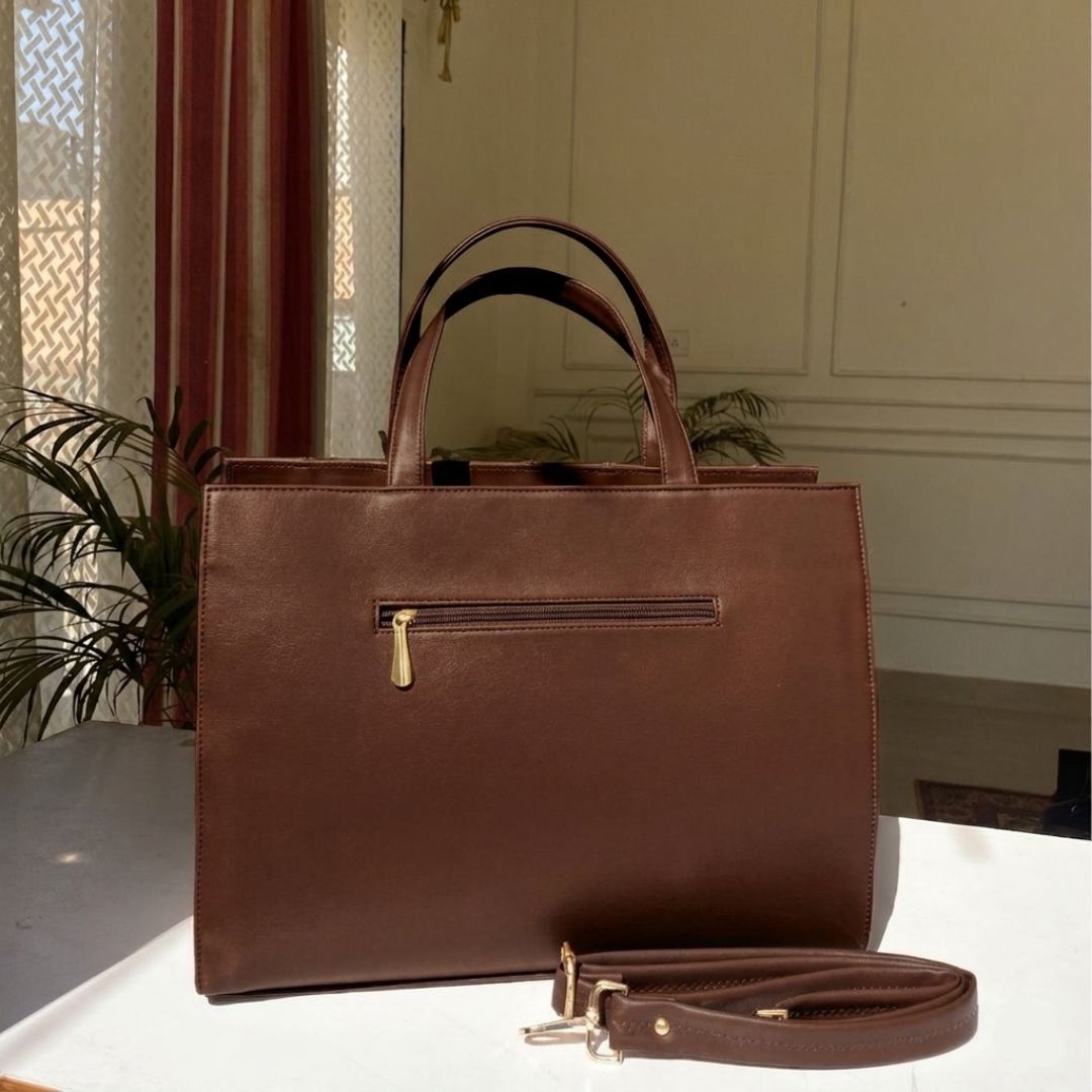Max Tote - Chocolate Brown
