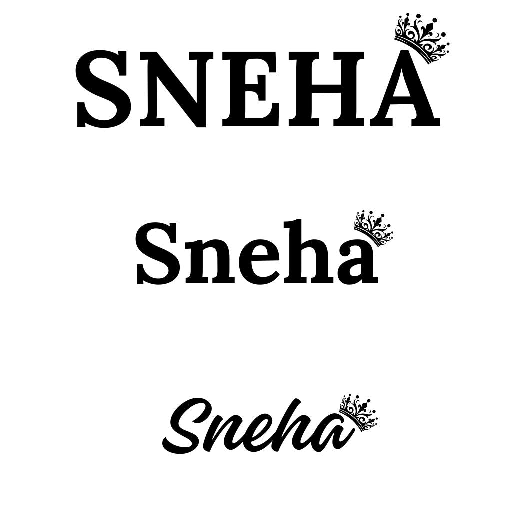 Name Sling- Name with Crown