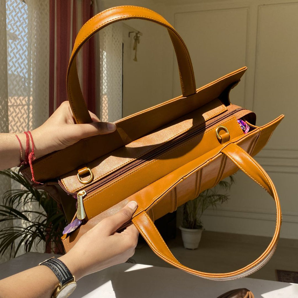 Max Tote - Tan brown