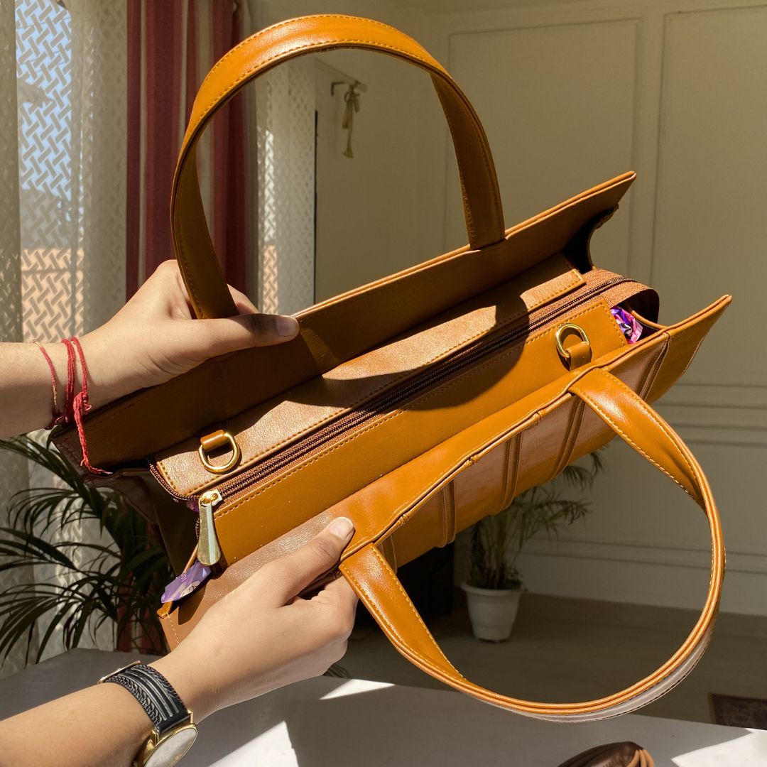 Max Tote - Tan brown