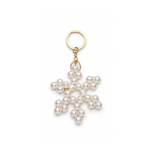 Pearl Snowflake Charm