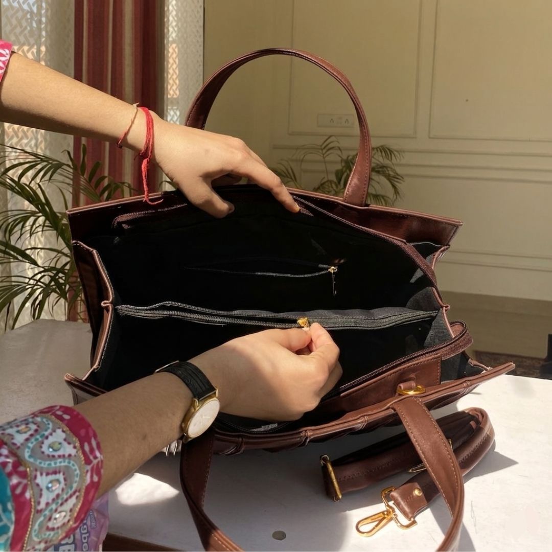 Max Tote - Chocolate Brown