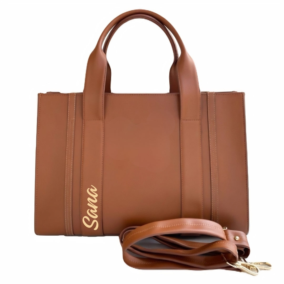 Metro tote-Name on Strap