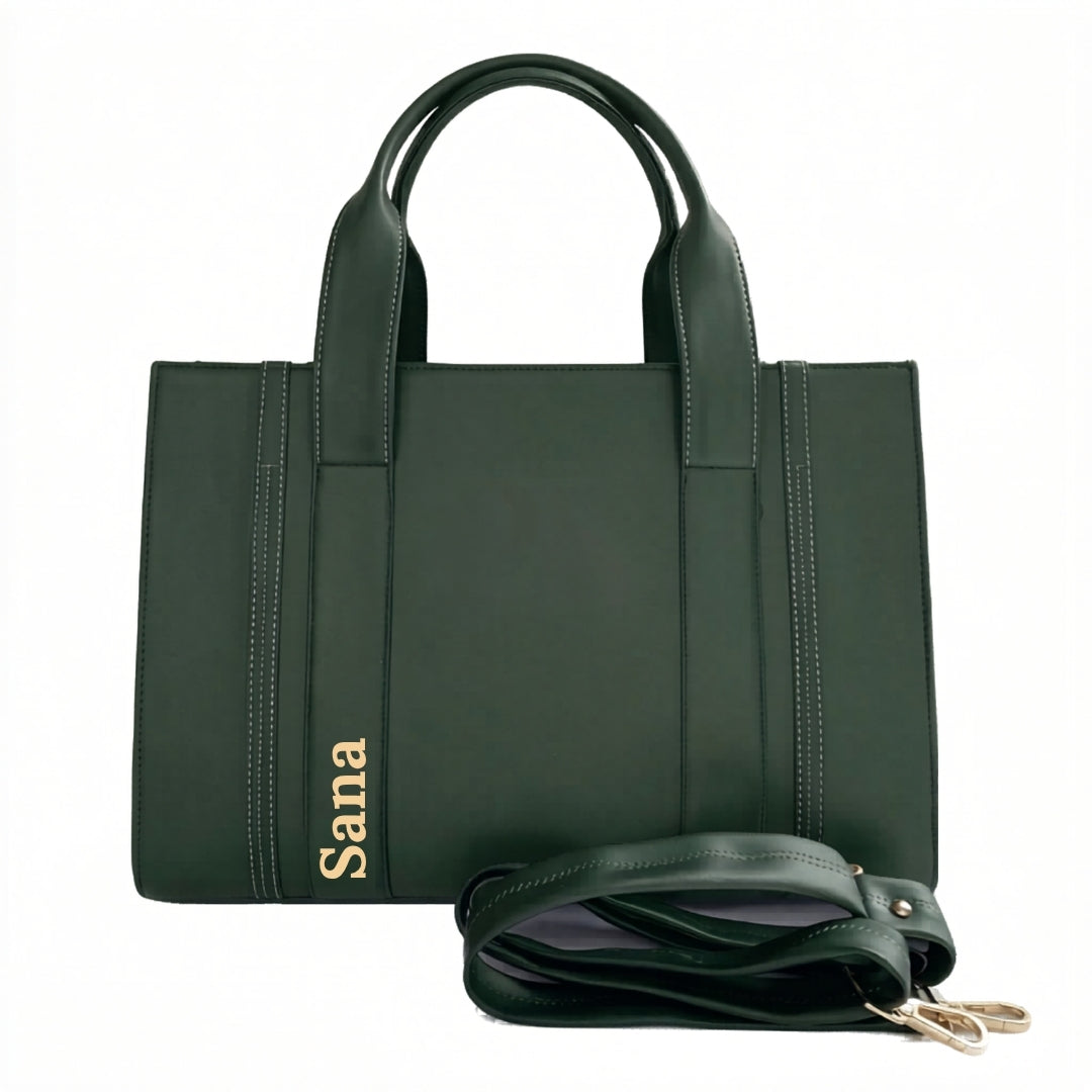 Metro tote-Name on Strap