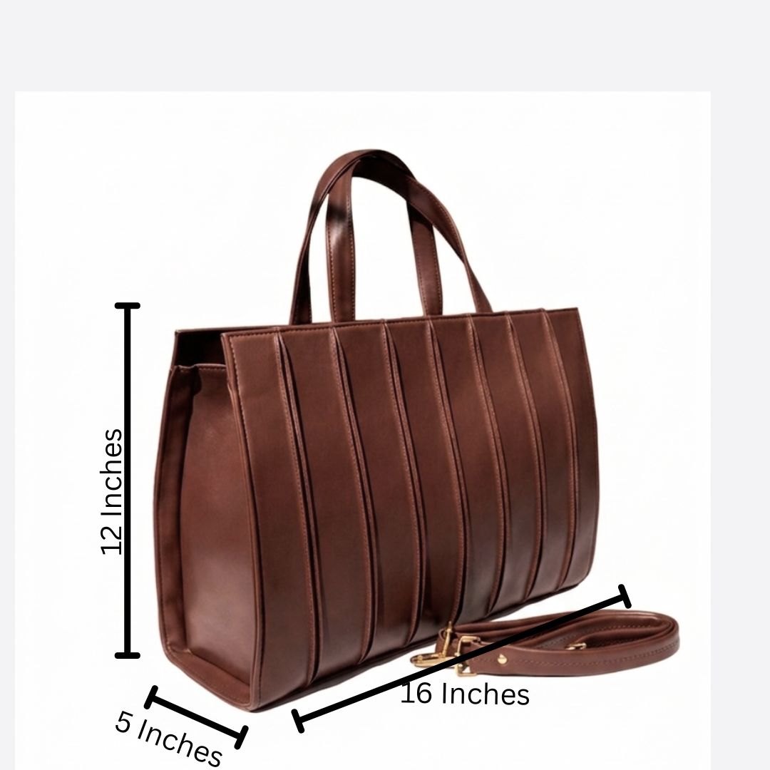 Max Tote - Chocolate Brown