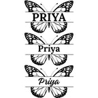 Name Sling- Name in Butterfly