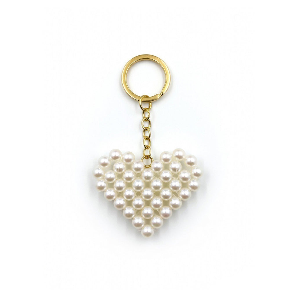 Pearl Heart Charm