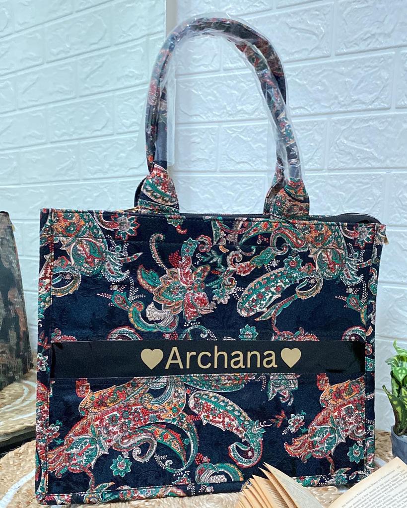 Textbook tote (customized)